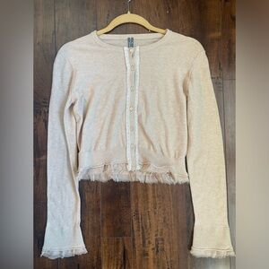 Anthropologie Lace Cardigan Sweater